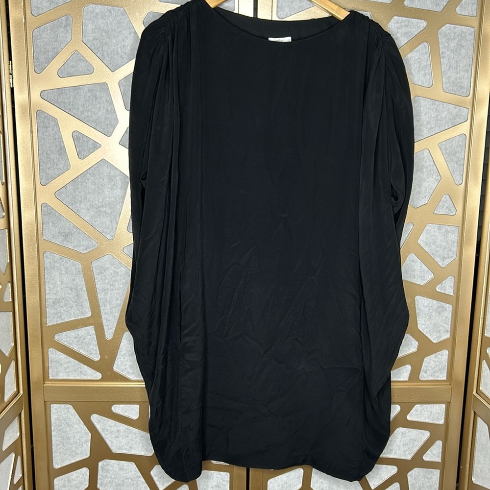 Suzi Chin for Maggy Boutique Womens Draped ruffle Sheath Dress black